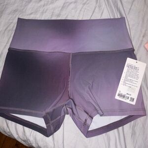 NWT Lululemon align Purple Ombre High Rise Athletic Shorts